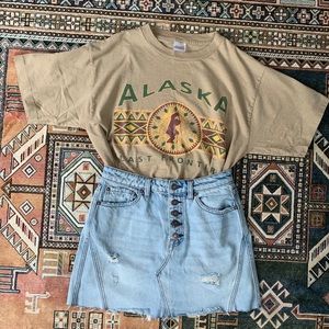 Free People Denim Skirt